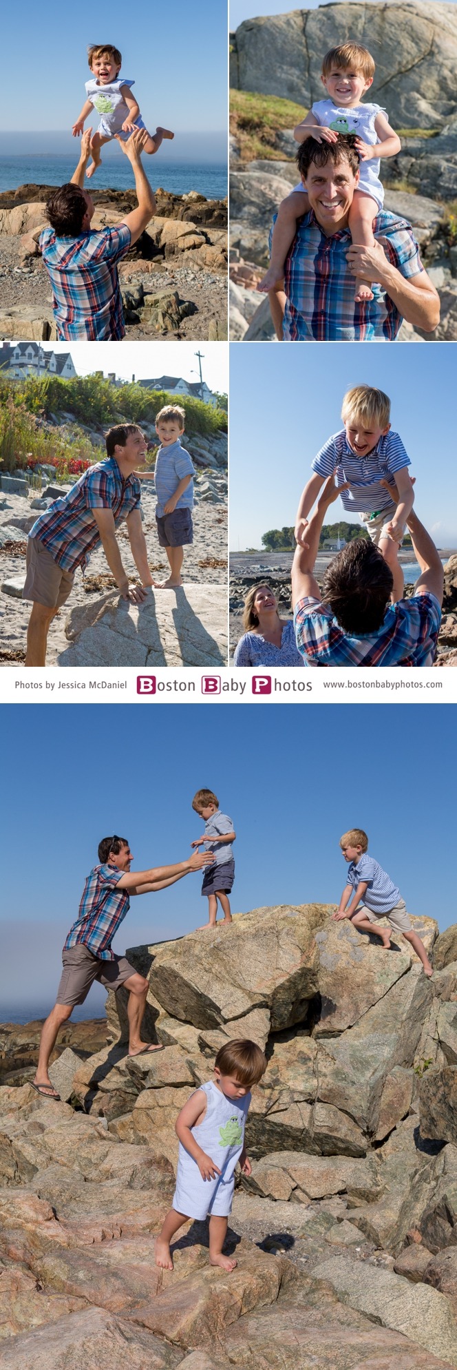 cohasset beach family photoshoot boston baby photos