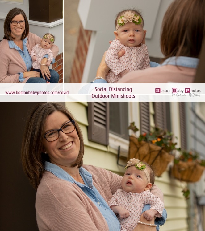 social distancing outdoor baby photoshoot