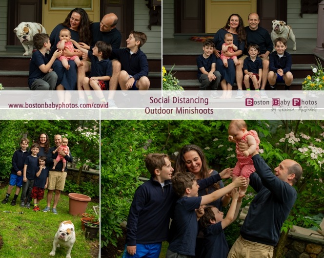 four kids social distancing outdoor minishoot