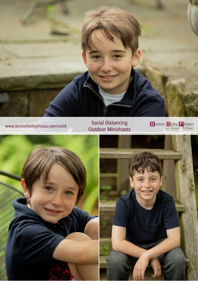 four kids social distancing outdoor minishoot