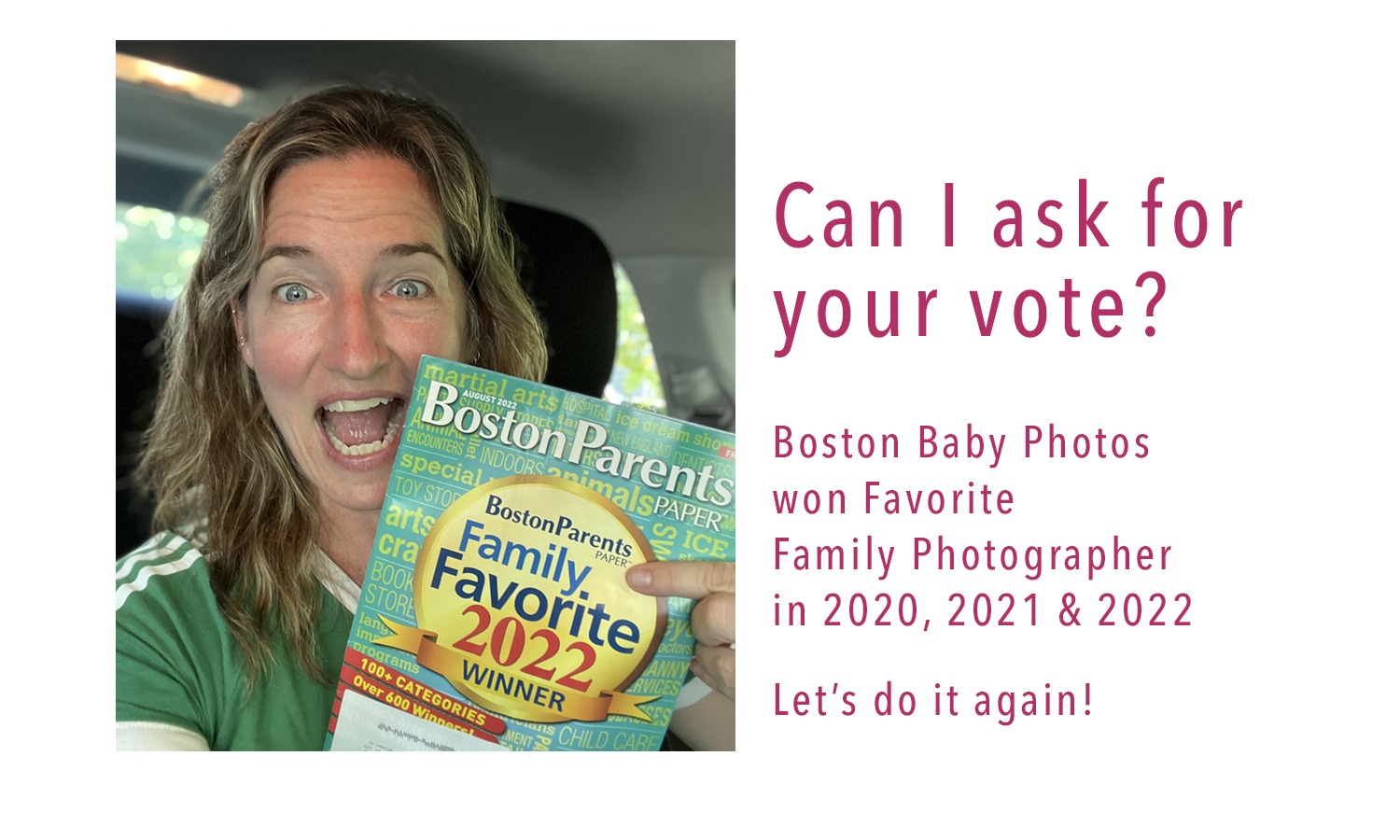 Best Family Photographer in Boston - Family Favorites Nominations Round!